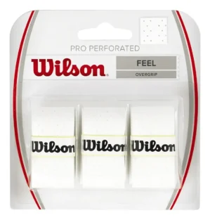 PACK X3 WILSON PRO OVERGRIP PERFORADO CUBREGRIP TENIS PADEL