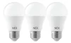 AMPOLLETA LED 9W E27 LUZ FRÍA 3 UNIDADES NEX BLANCO FRÍO