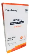 APÓSITO ALGINATO CALCIO 10X20 CRANBERRY – CAJA 10 UNIDADES