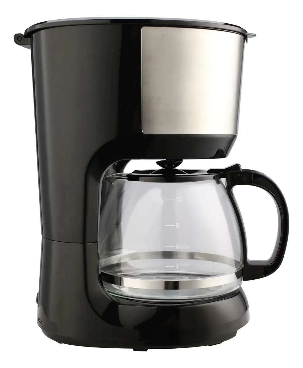 CAFETERA NEX 1.25L GOTEO JARRA VIDRIO ACERO NEGRO 10 TAZAS N - Imagen 3