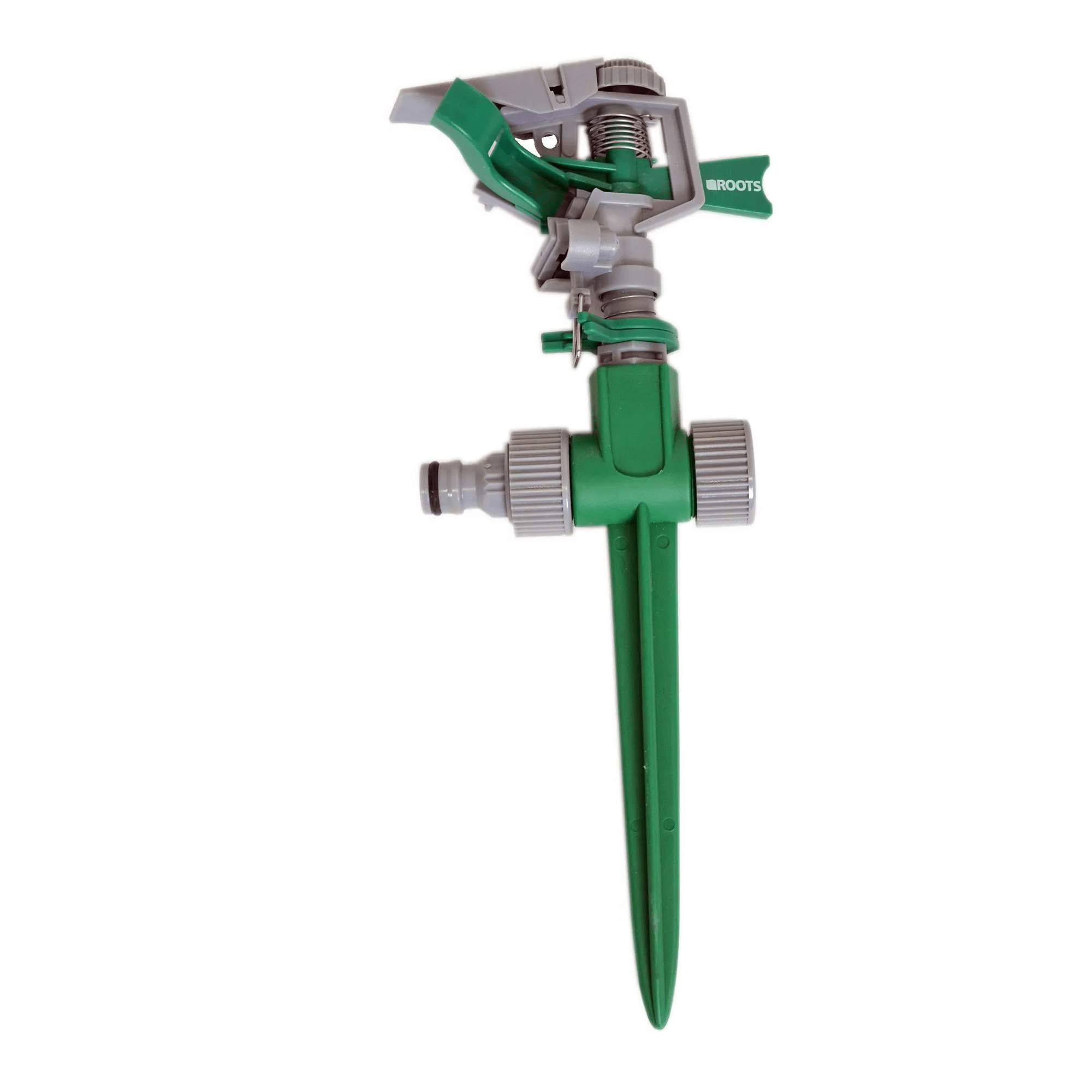 ASPERSOR REGADOR IMPACTO CON ESTACA PLÁSTICA ROOTS