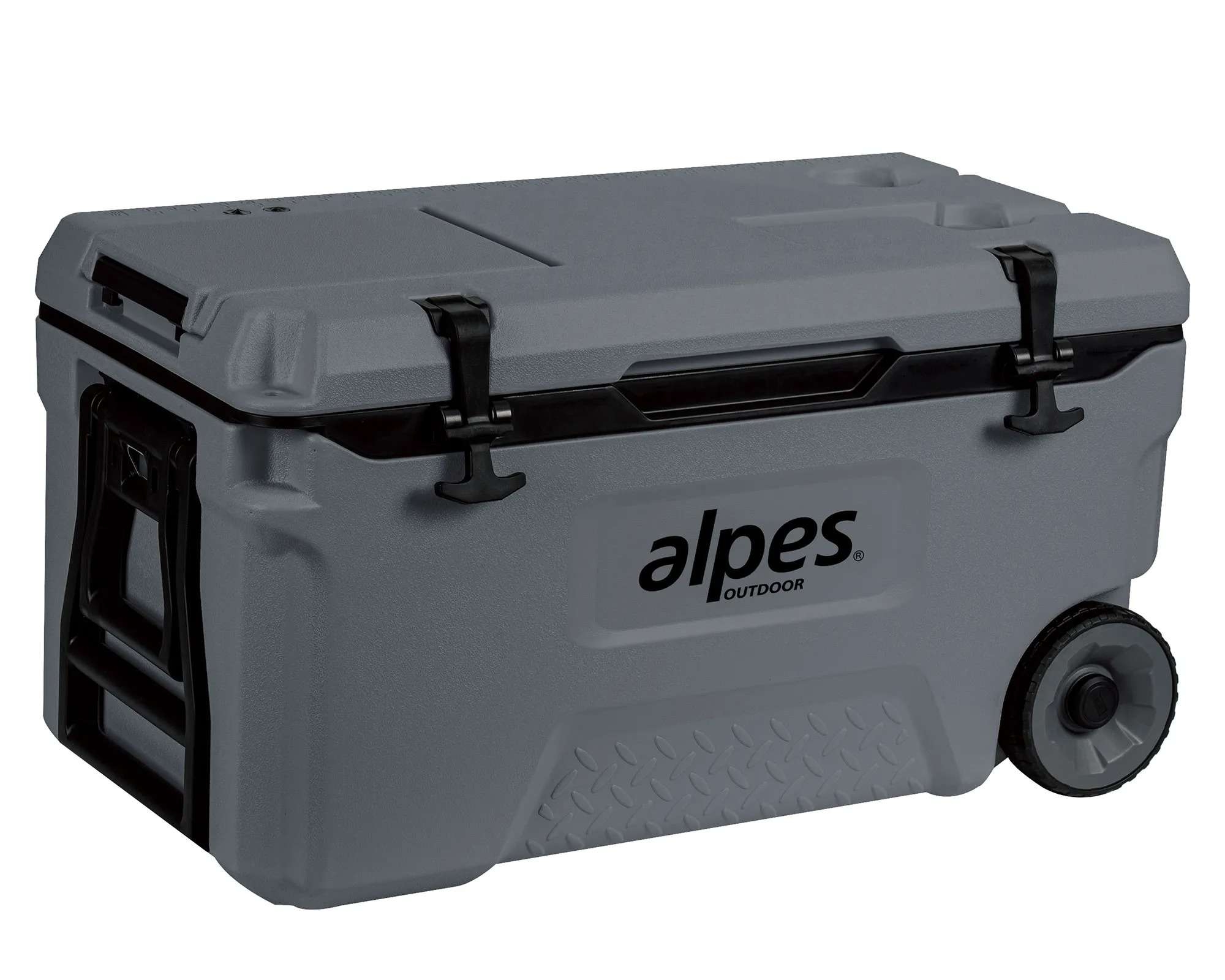 COOLER NEVERA RÍGIDA ALPES CON RUEDAS 50 LT