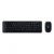 KIT TECLADO Y MOUSE LOGITECH MK220 INALÁMBRICO NEGRO