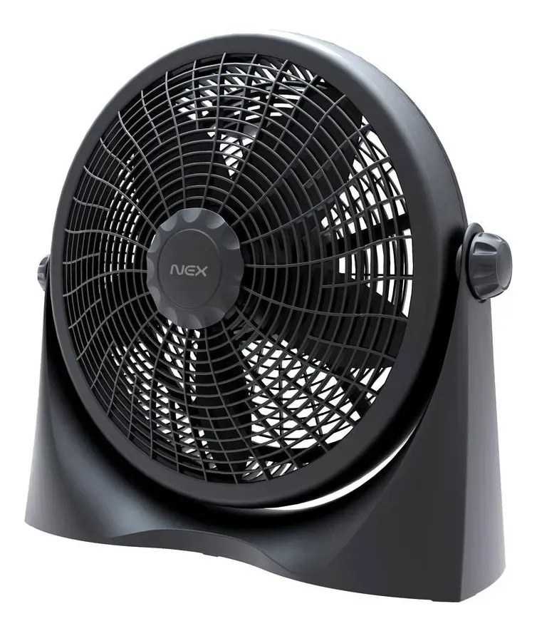 VENTILADOR NEX BOX 40.6CM OSCILANTE 5 ASPAS NEGRO 40.64 CM 50HZ / 60HZ PLÁSTICO